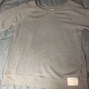Grey crew neck sweater